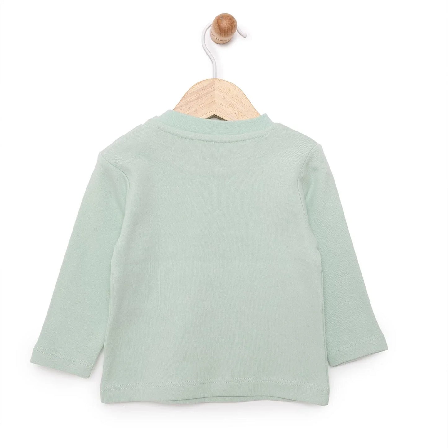 HelloBaby Basic Cat Printed Interlock Long Sleeve T-Shirt - Multicolour