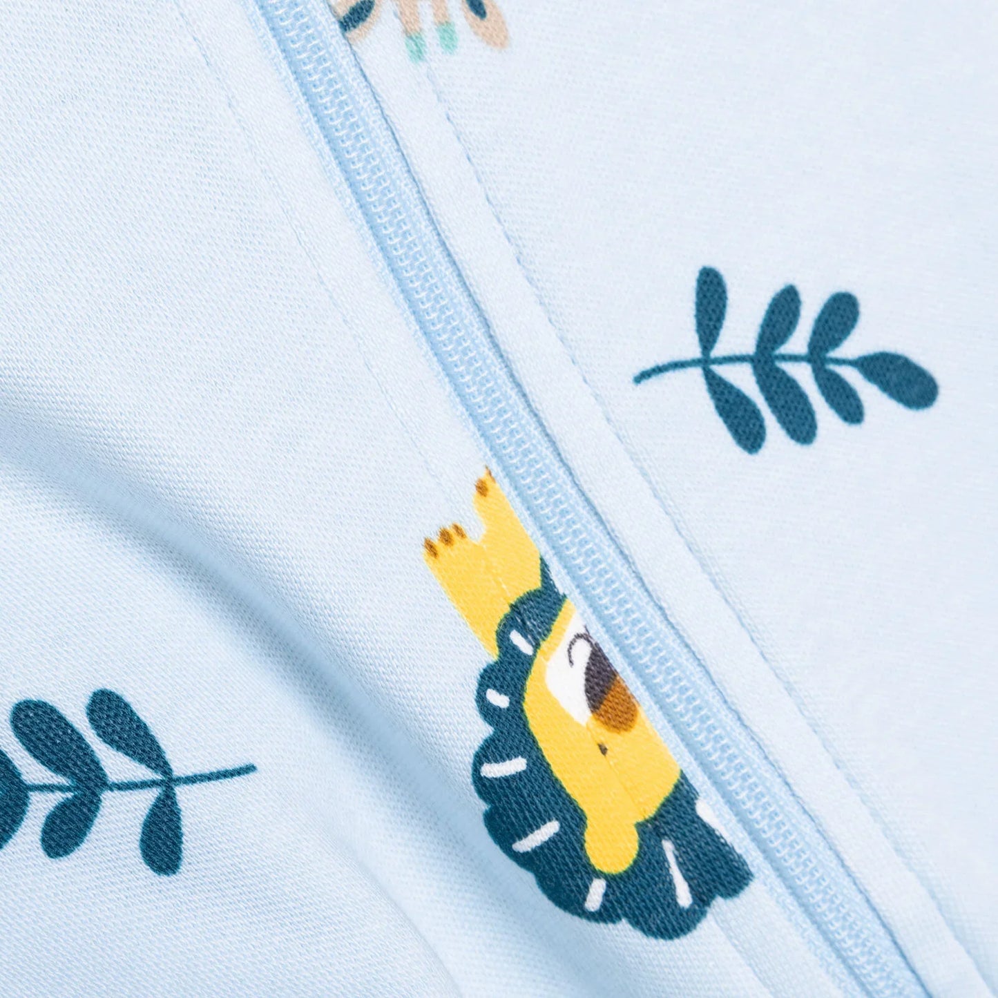 HelloBaby Footed Jumpsuit - Light Blue