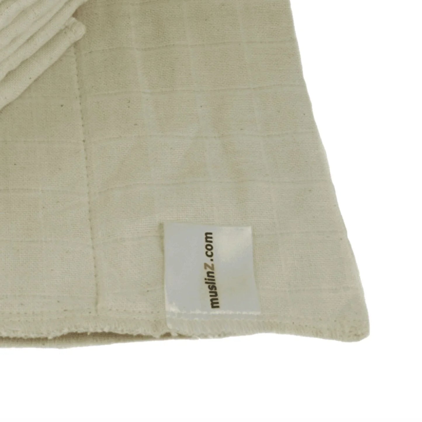 MuslinZ 6 Pcs Muslin Prefold - Unbleached