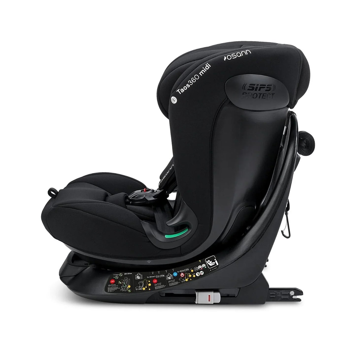 Osann Taos360 Midi ECE R129/04 Car Seat - Black