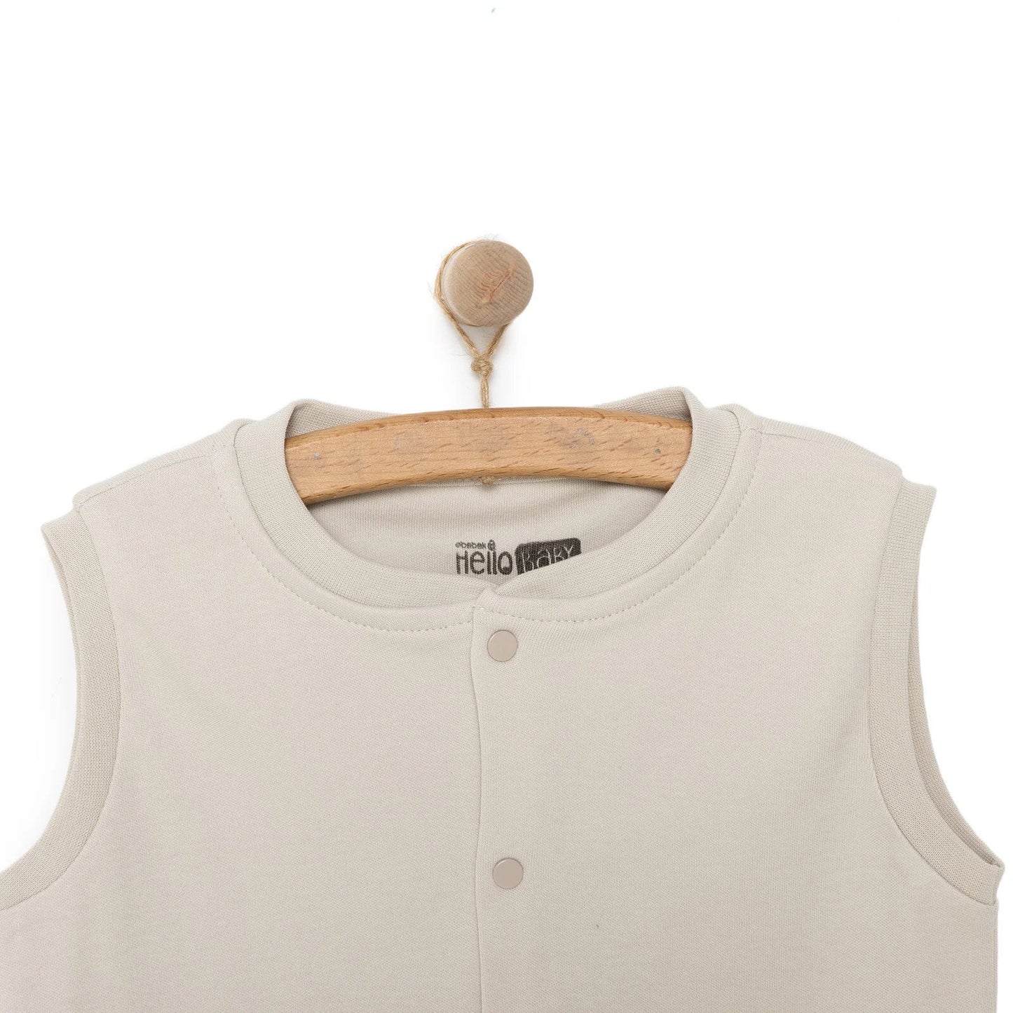 HelloBaby Baby Boy Ribbed Cardigan - Beige