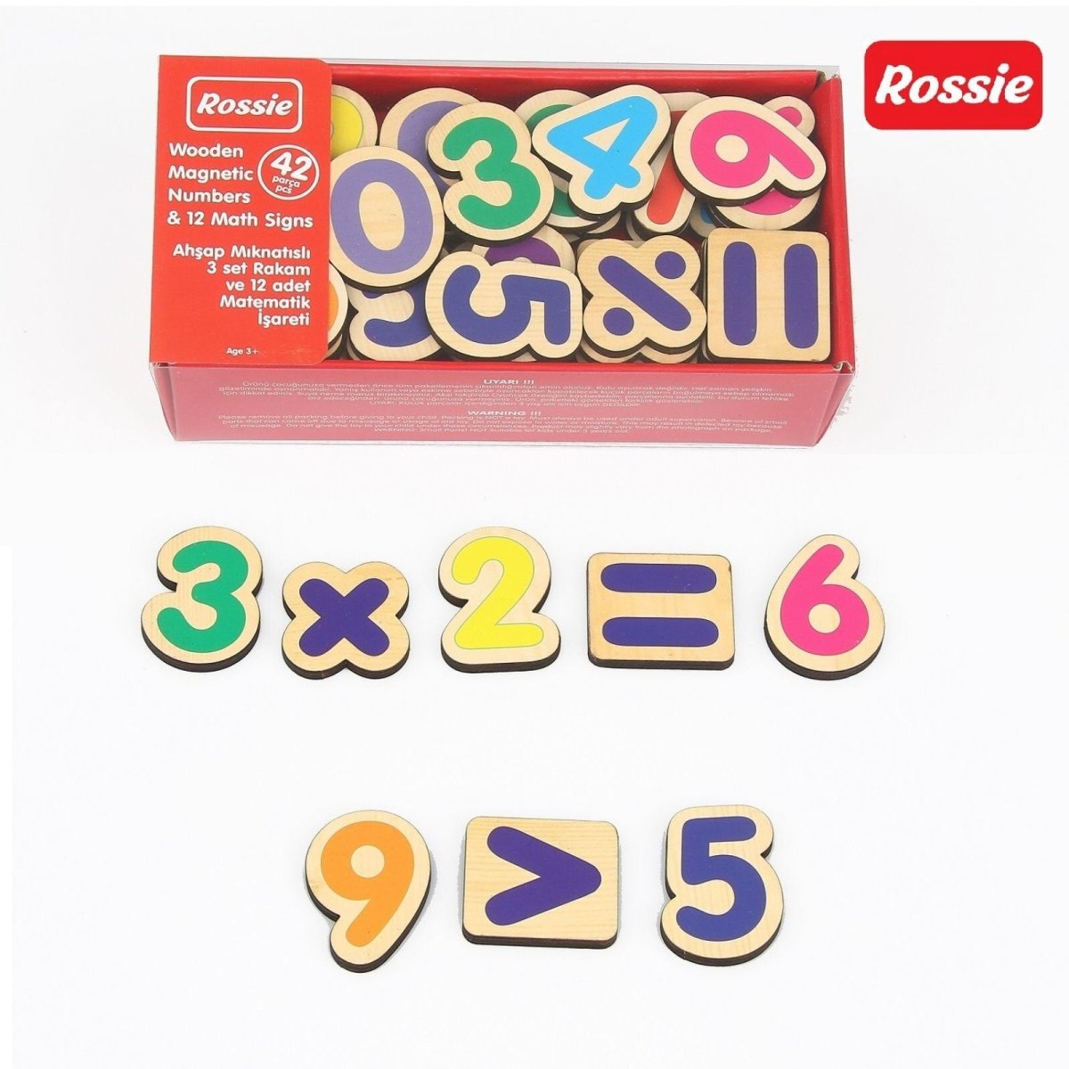Rossie Magnetic Wooden Numbers