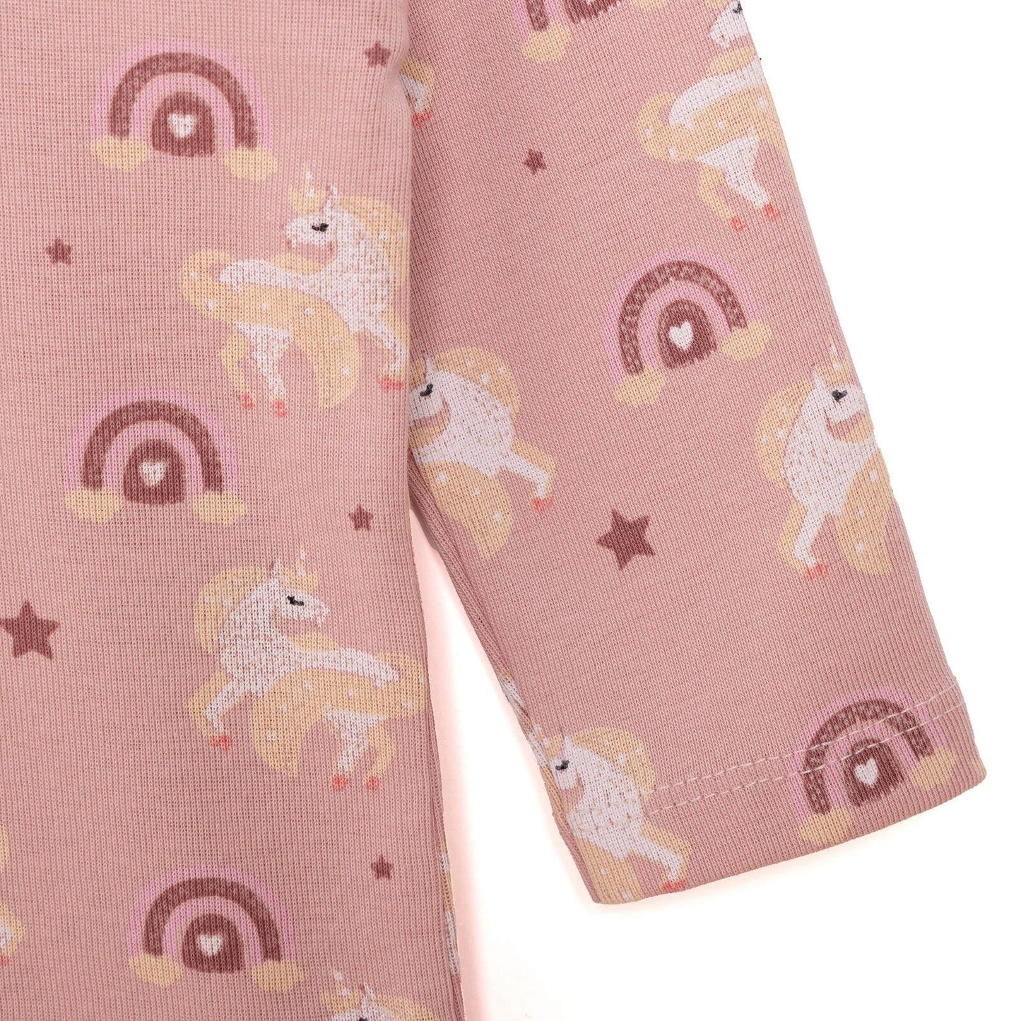 HelloBaby Girl Long Sleeve Bodysuit - Light Rose