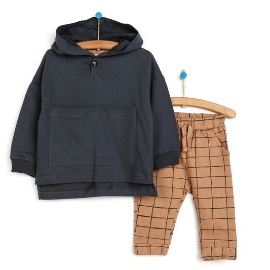 Tuffy Sweatshirt- Footless Bottom - Anthracite