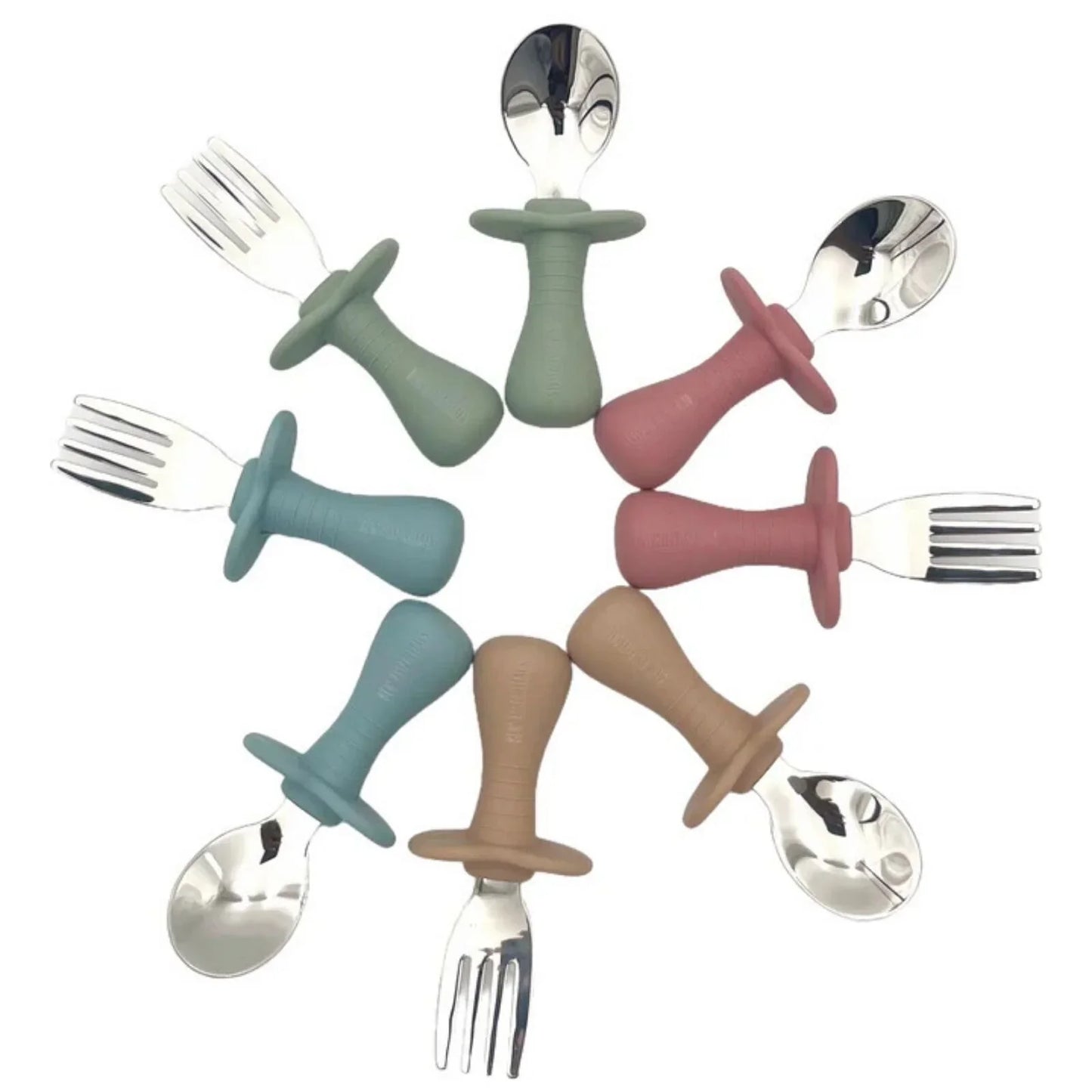 BLW Essentials Toddler Cutlery Set - Sage
