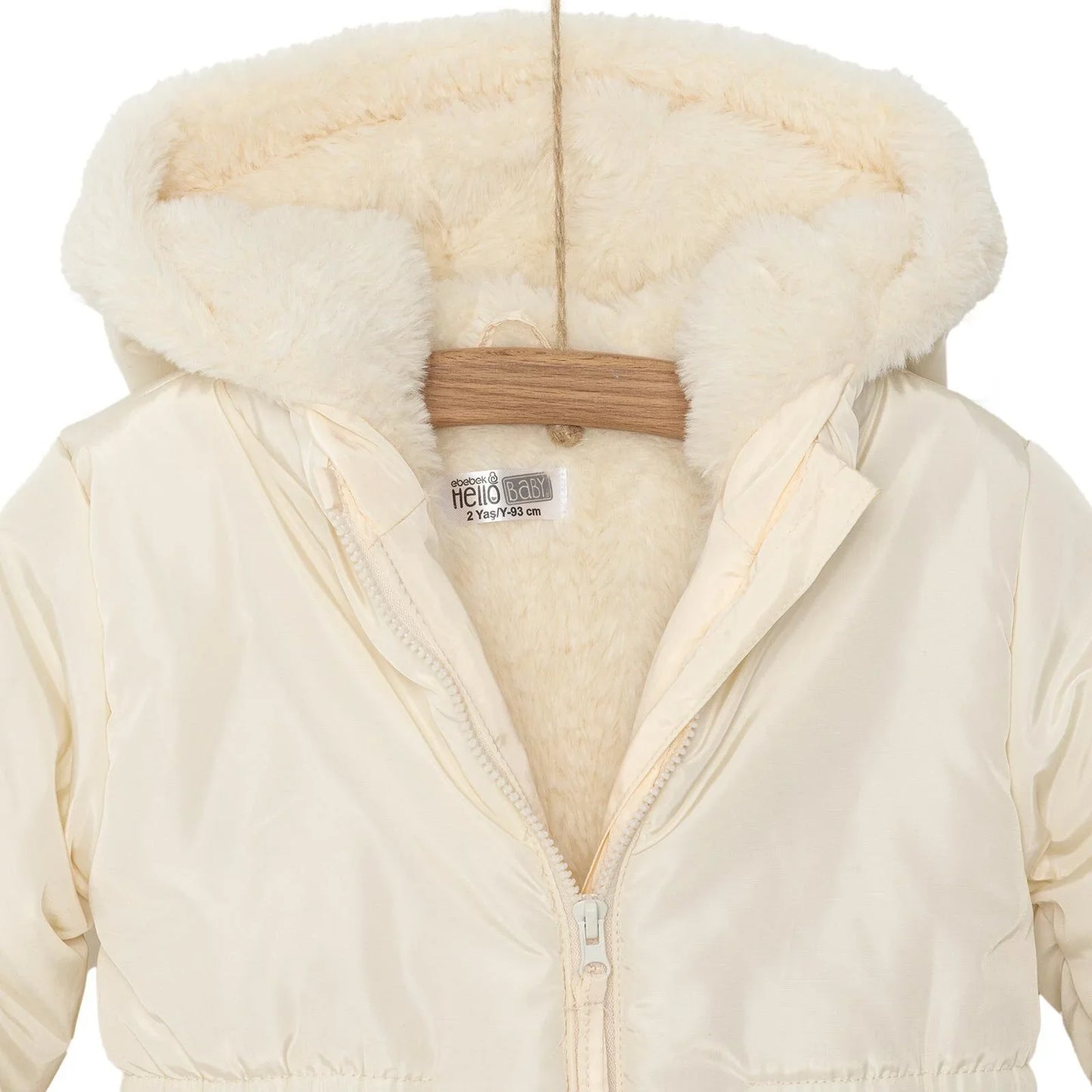 HelloBaby Hooded Coat - Beige