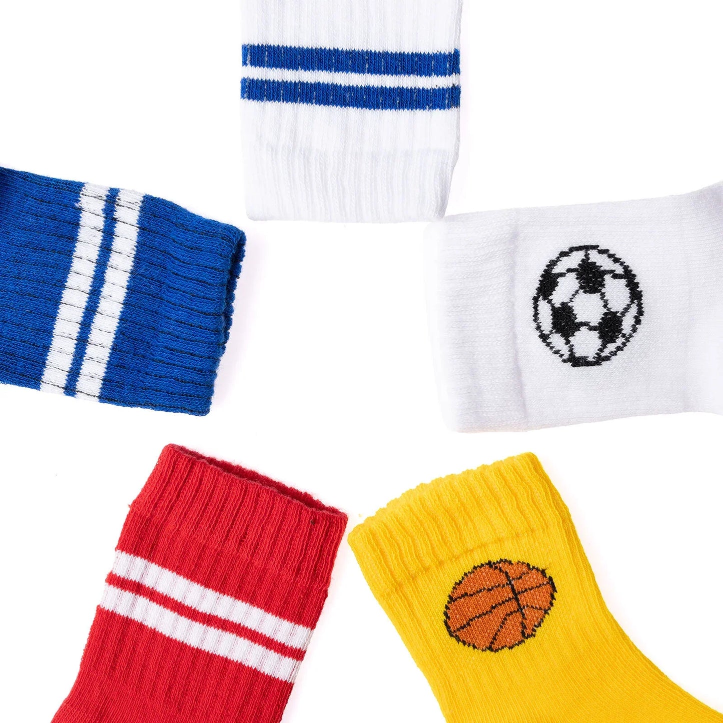 HelloBaby Unisex Socks 5 pcs - Red