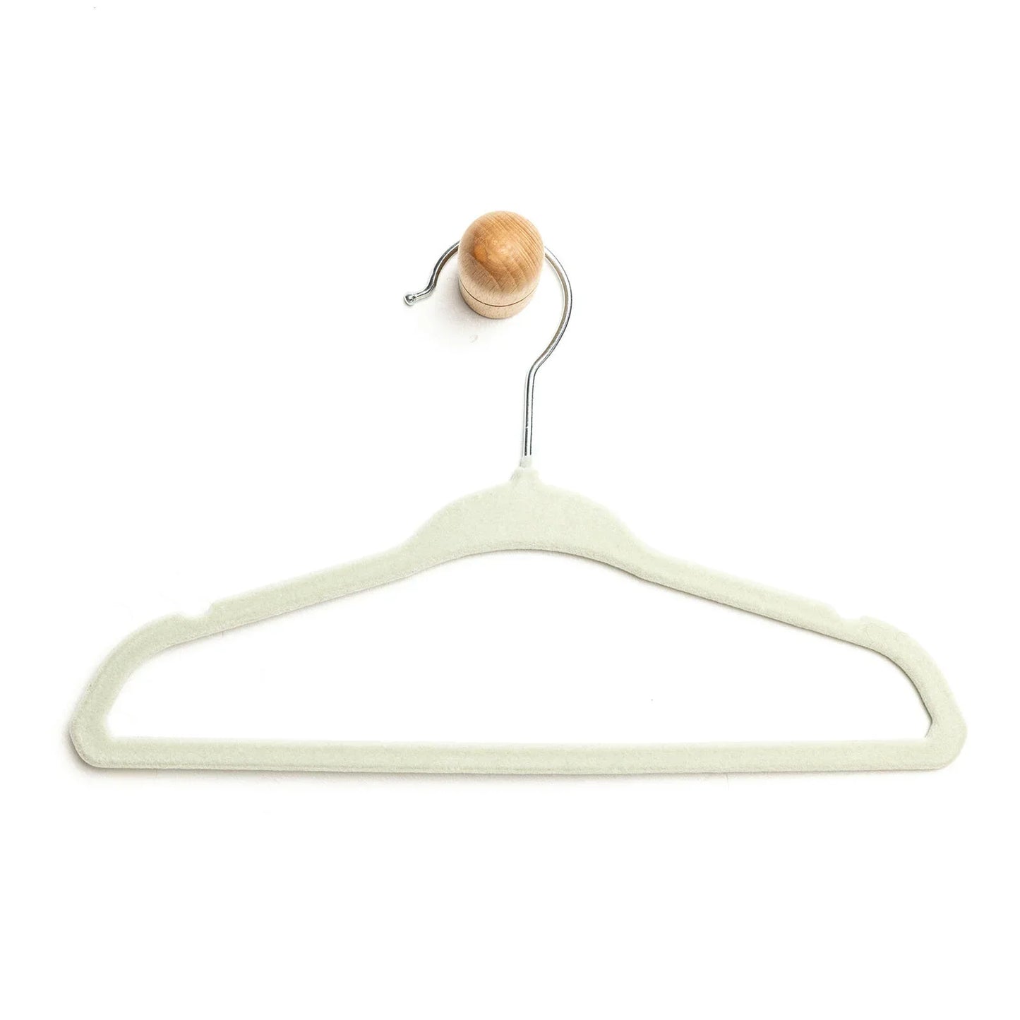 HelloBaby Velvet 5 pcs Hangers - Light Green