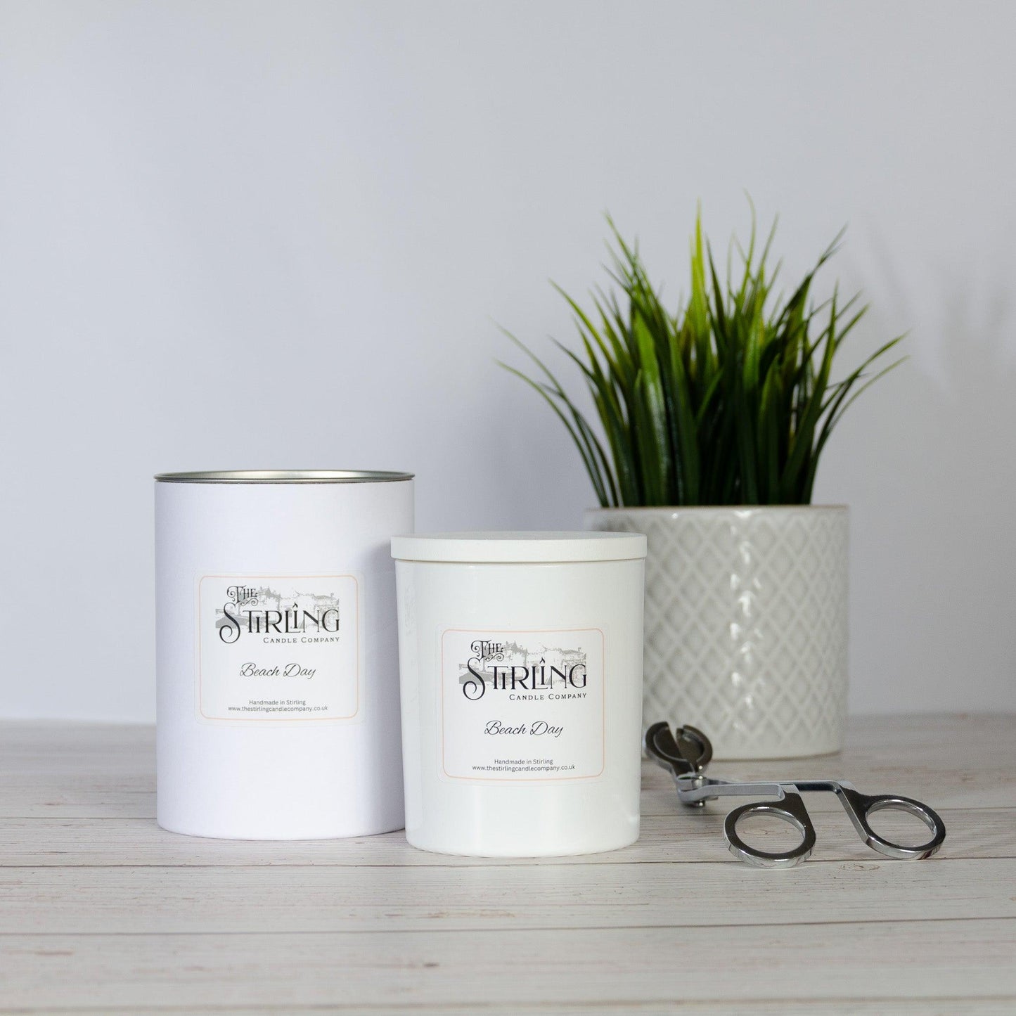Beach Day - Large Candle - mezetto Shopify Collective The Stirling Candle Company