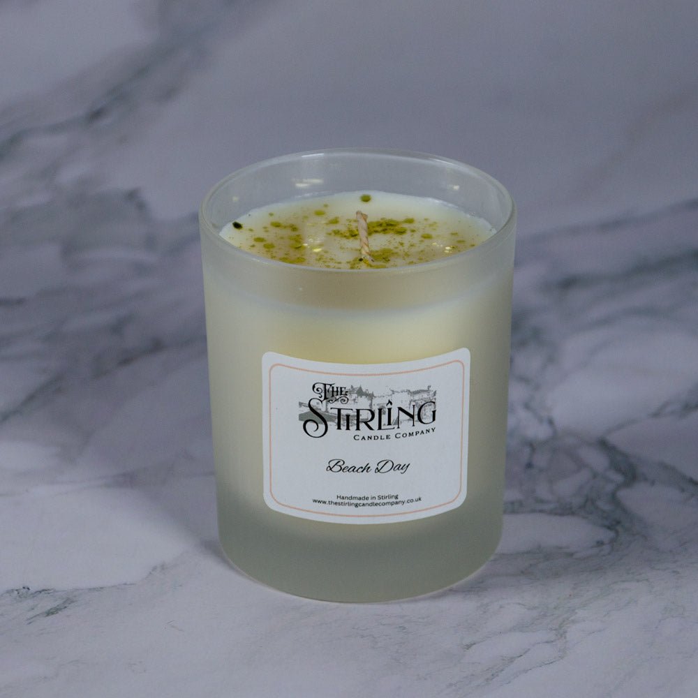 Beach Day - Medium Candle - mezetto Shopify Collective The Stirling Candle Company