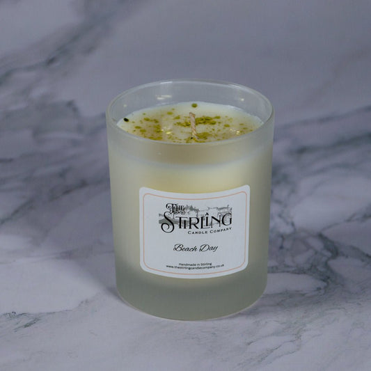 Beach Day - Medium Candle - mezetto Shopify Collective The Stirling Candle Company