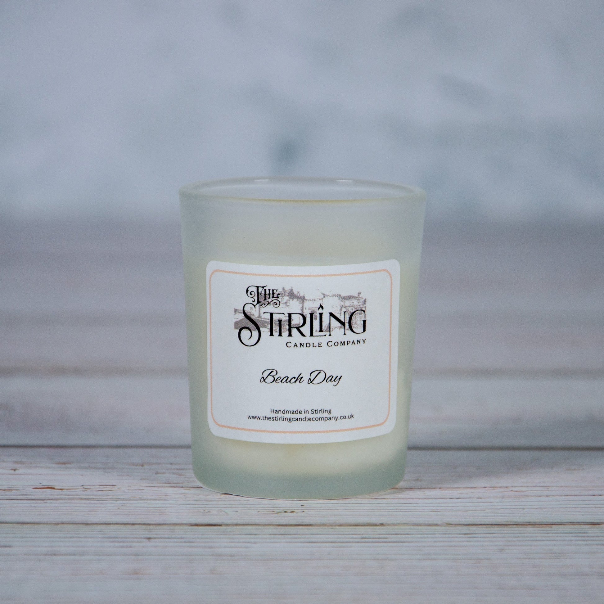 Beach Day - Small Candle - mezetto Shopify Collective The Stirling Candle Company