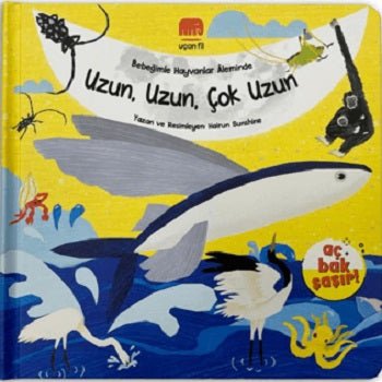 Bebeğimle Hayvanlar Aleminde Uzun, Uzun, Çok Uzun (Ciltli) – Kolektif – Uçan Fil Yayınları – kitap kapağı