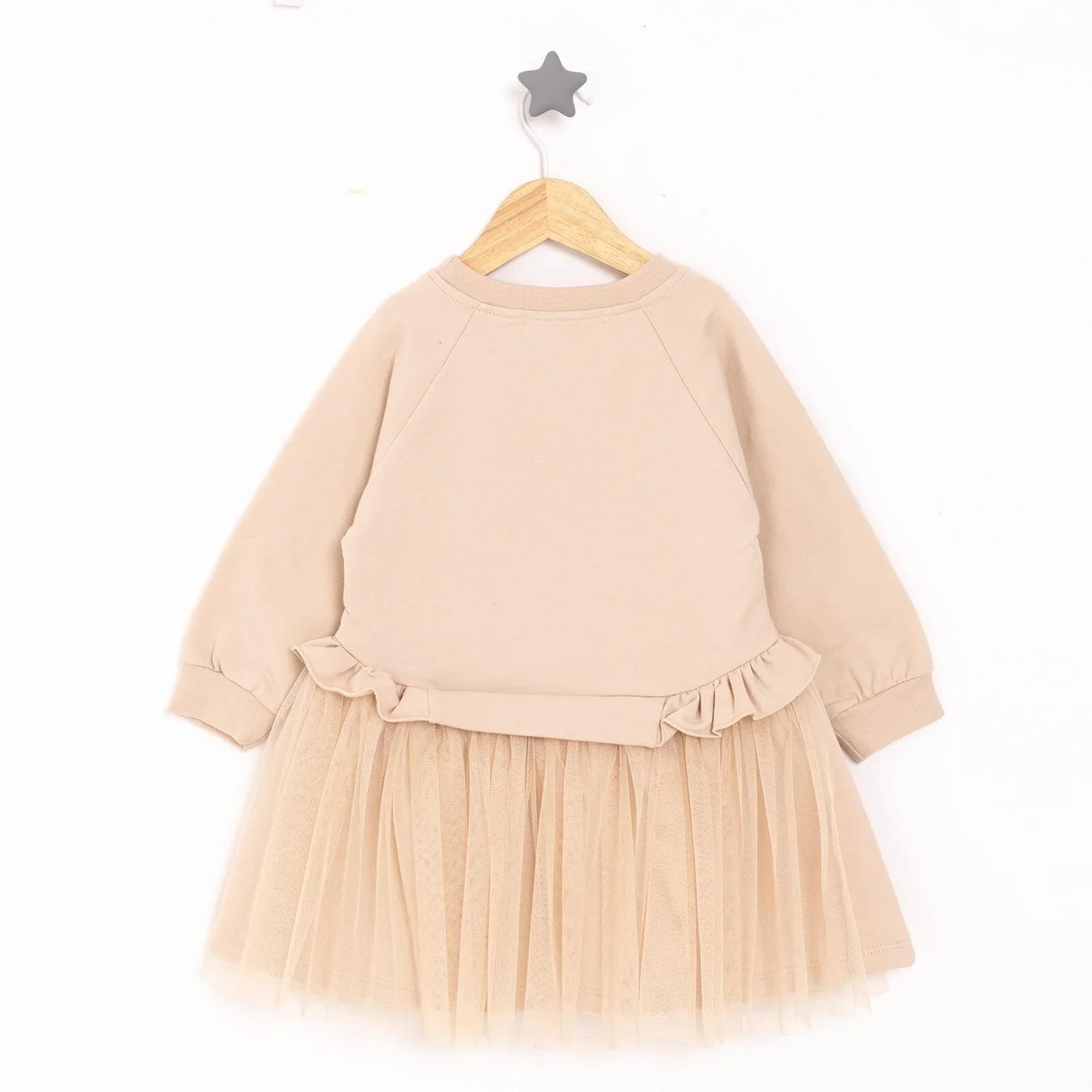 BabyZ Pretty Girl Girl Sweatshirt - Beige