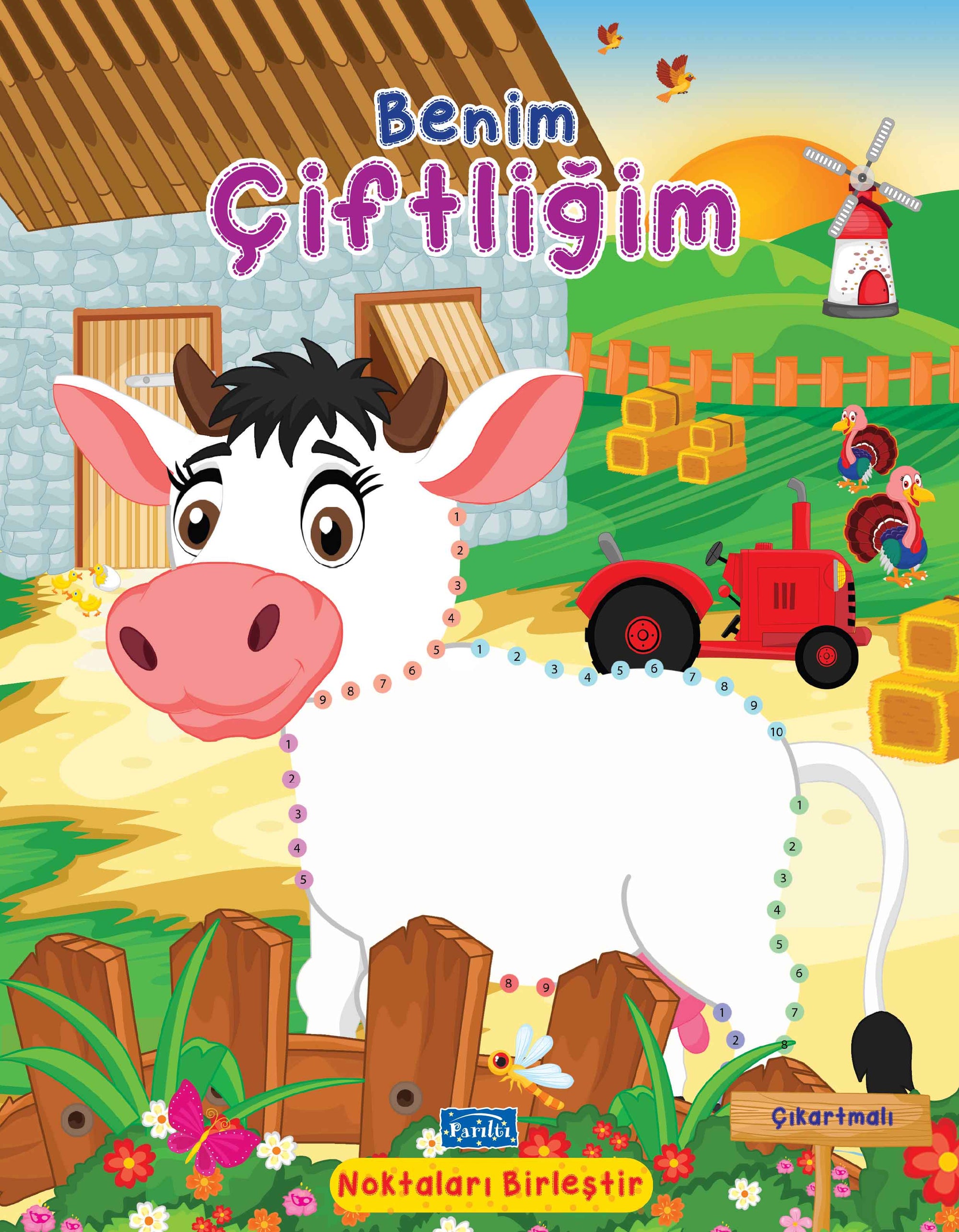 Benim Çiftliğim - Noktaları Birleştirme Çıkartmalı