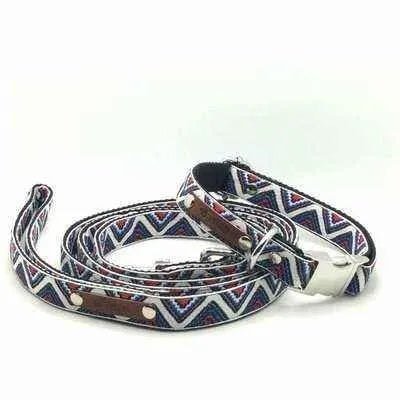 Bespoke Charm Couture Custom Canine Cotton Collar - mezetto