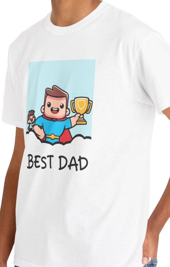 Best Dad Superhero T-Shirt – Funny Father’s Day Gift for Him - mezetto KEOLIX KEOLIX