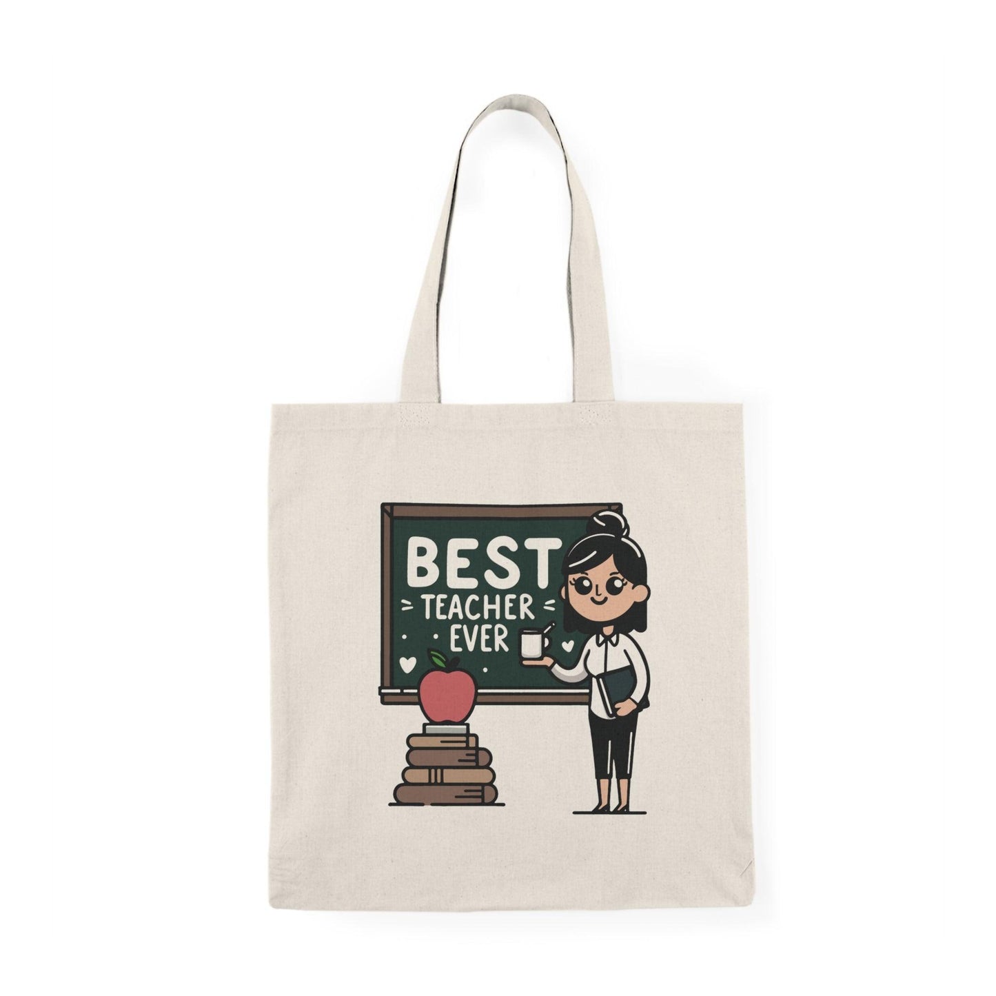 Best Teacher Ever Tote Bag – Eco - Friendly Gift for Educators - mezetto KEOLIX KEOLIX