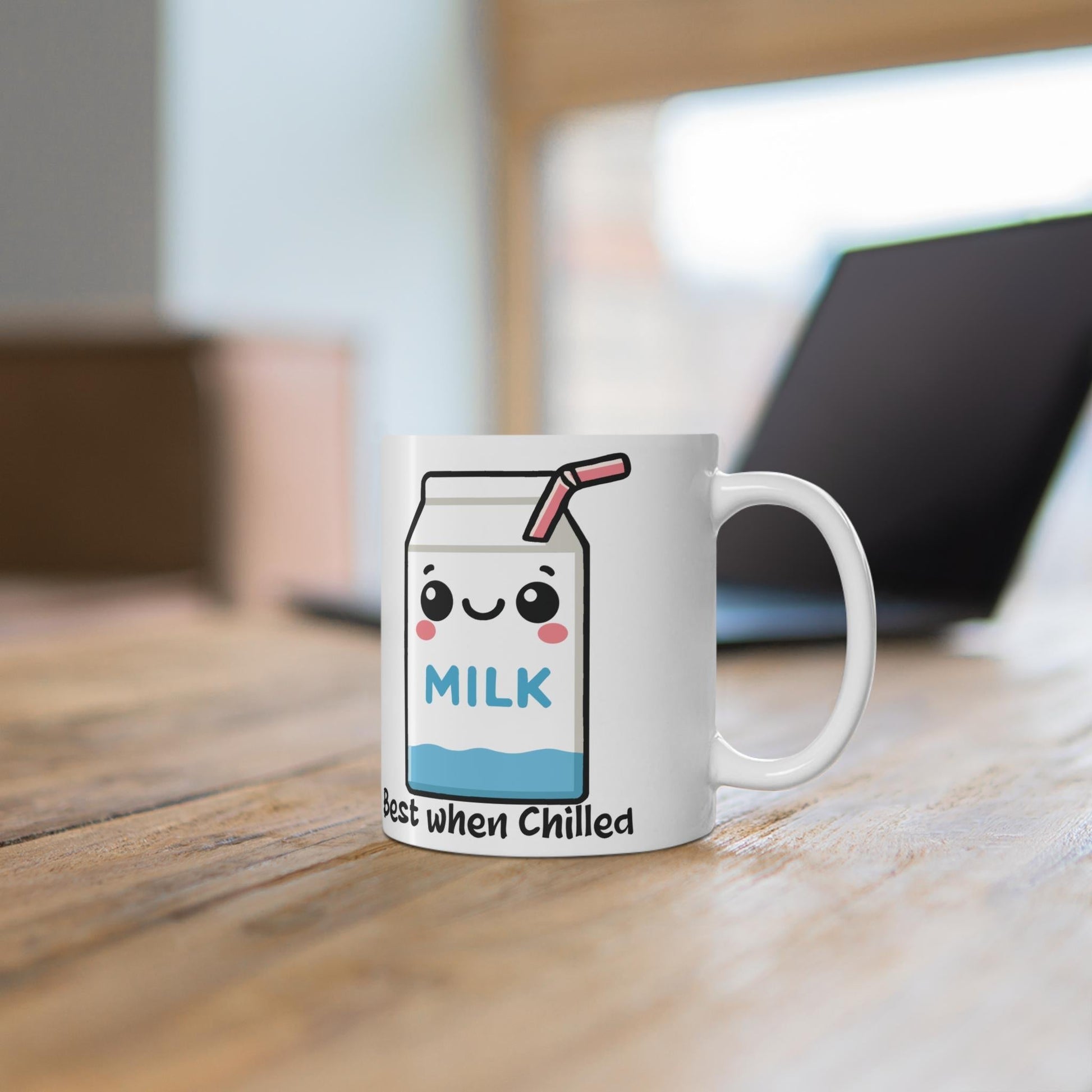 Best When Chilled Mug – Funny Cartoon Milk Coffee Cup - mezetto KEOLIX KEOLIX