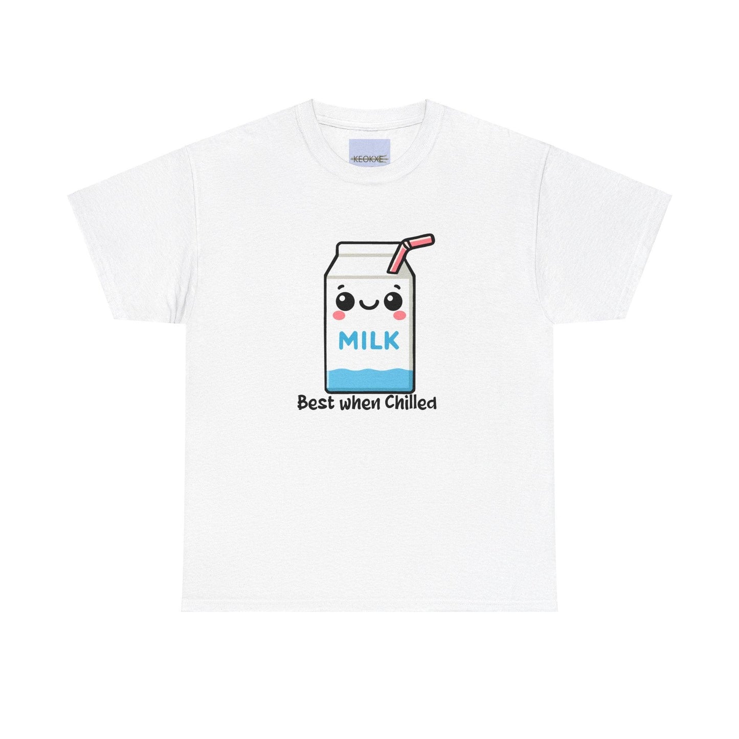 Best When Chilled T-Shirt – Funny Milk Cartoon Tee - mezetto KEOLIX KEOLIX