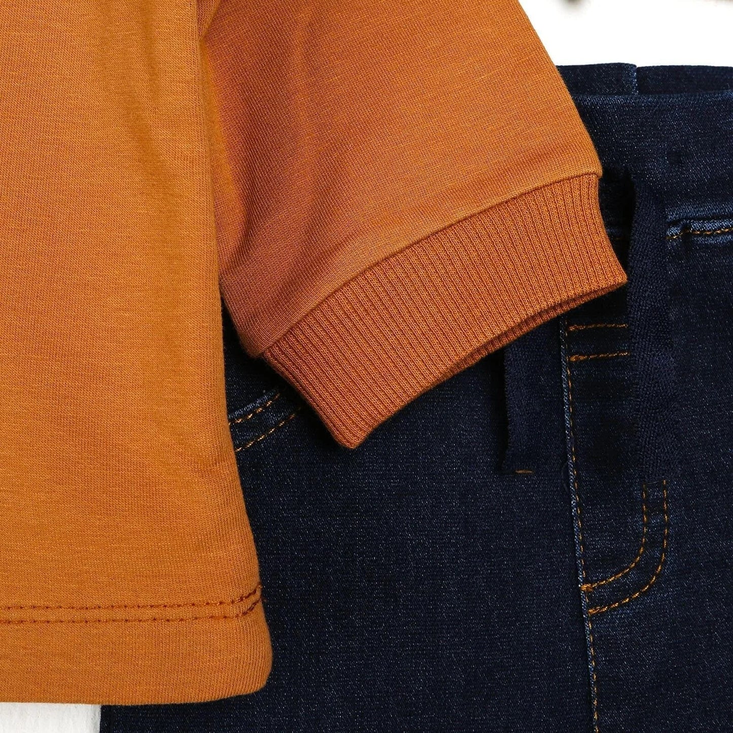 HelloBaby Sweatshirt-Pants - Brown