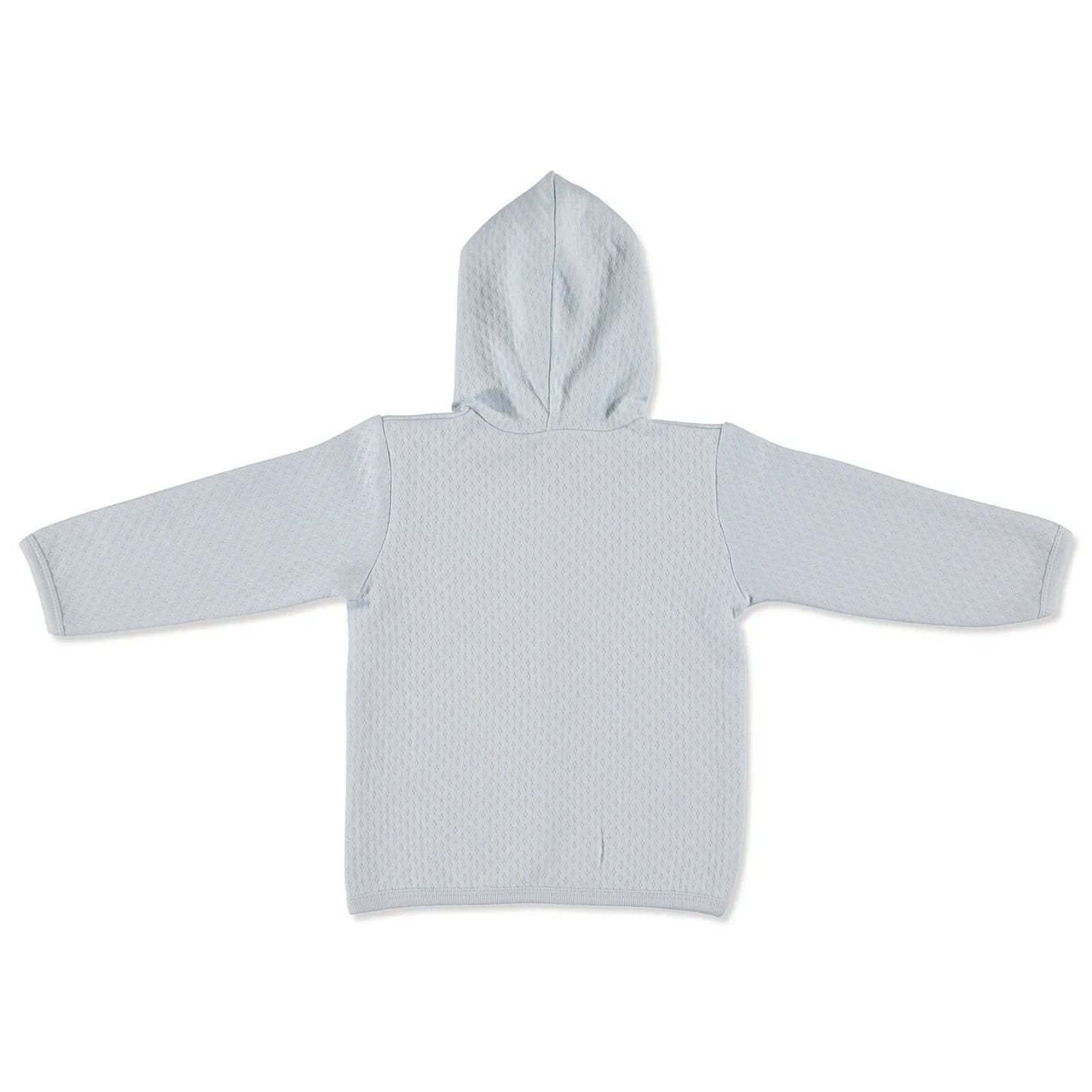 HelloBaby Basic Baby Boy Quilted Hooded - Light Blue