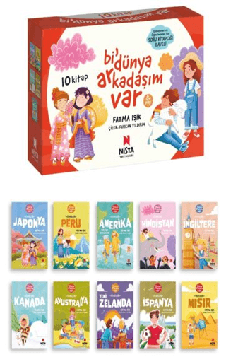 Bi' Dünya Arkadaşım Var (10 Kitap + Soru Kitapçığı)