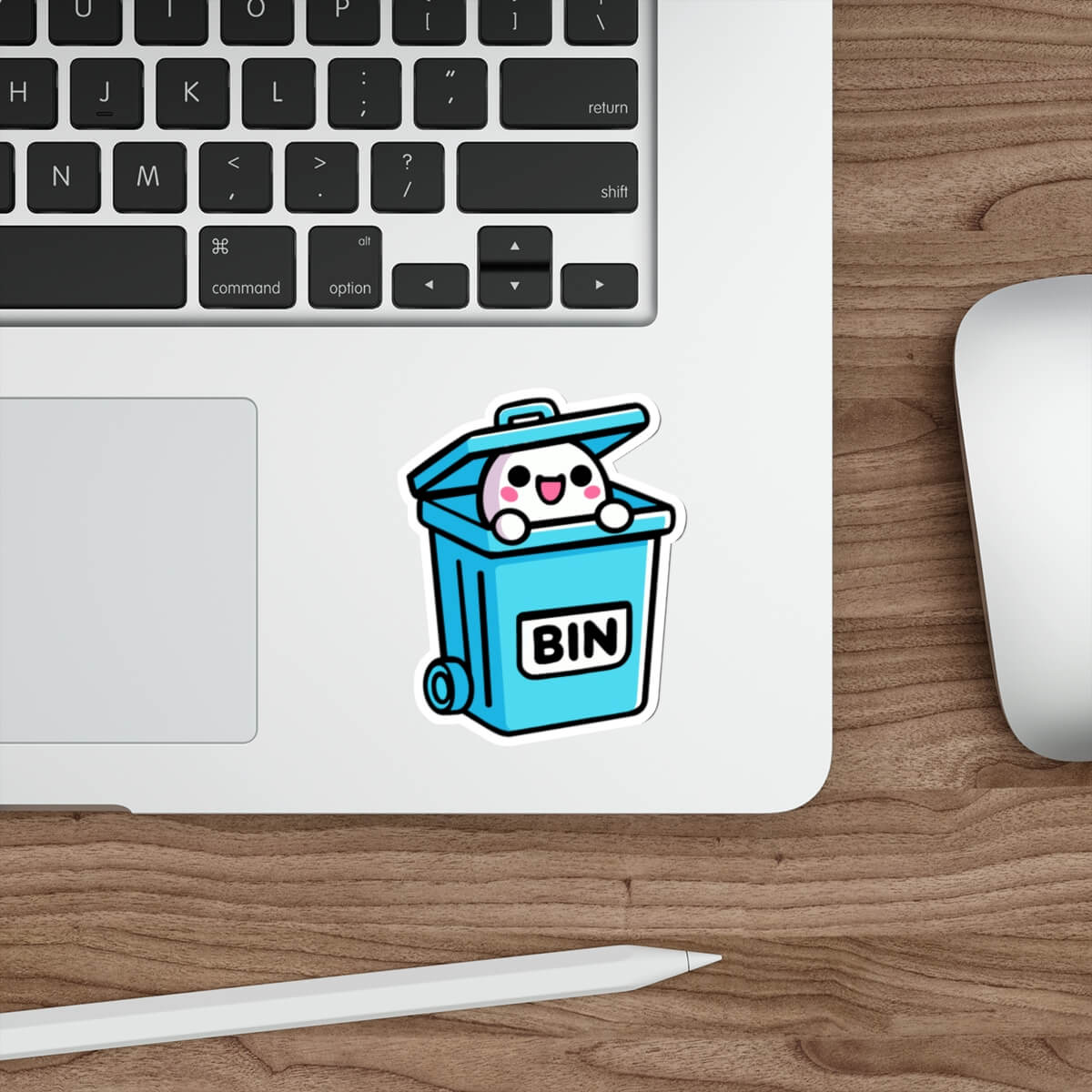 Bin Creature Cartoon Sticker – Funny Vinyl Decal - mezetto KEOLIX KEOLIX
