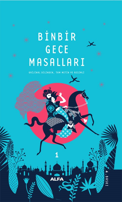 Binbir Gece Masalları -1 Tam Metin Resimli (Ciltli)