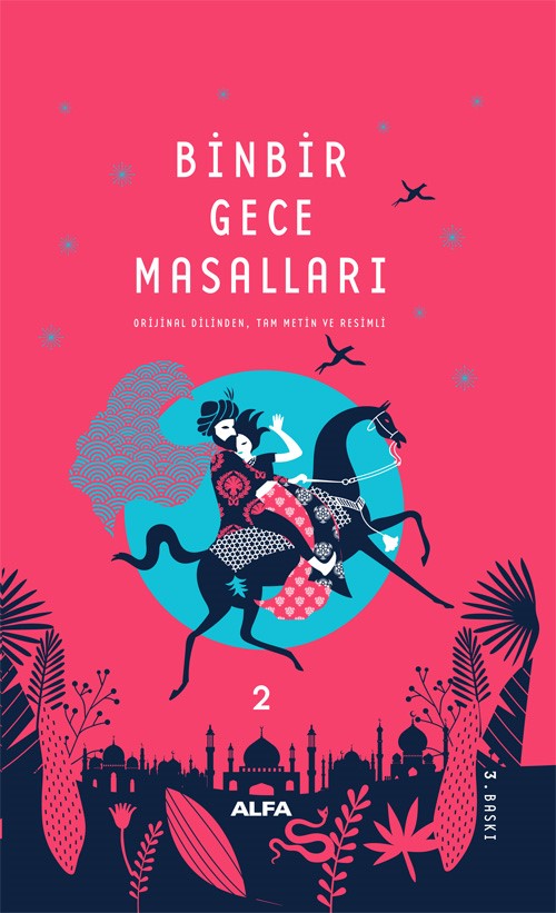 Binbirgece Masalları -2 Tam Metin Resimli (Ciltli)