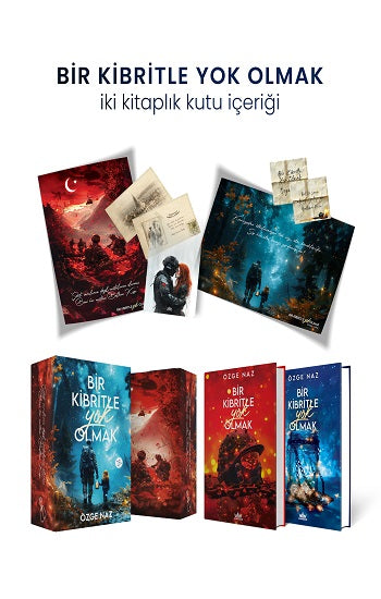 Bir Kibritle Yok Olmak İki Kitaplık Hediyeli Özel Kutu (Çiltli)
