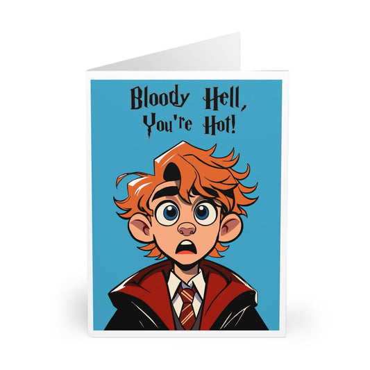 Bloody Hell, You’re Hot! – Wizard Birthday Card - mezetto KEOLIX KEOLIX