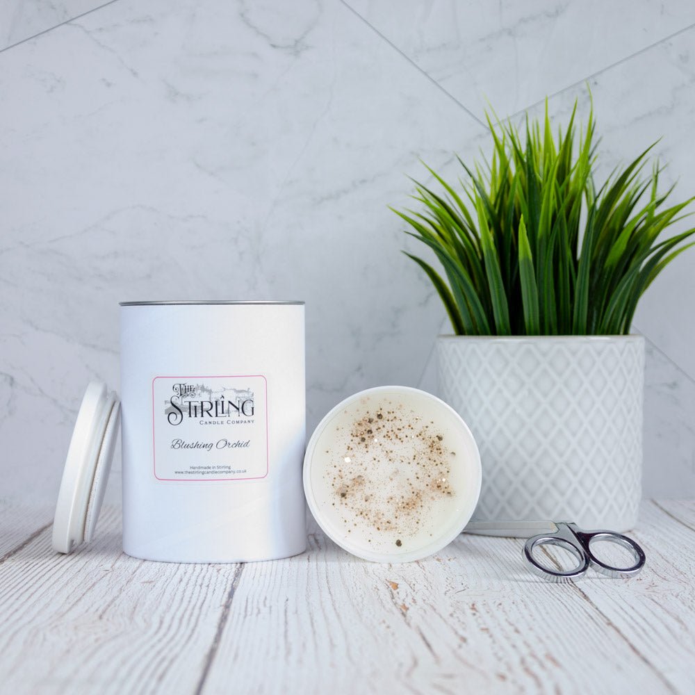 Blushing Orchid - Large Candle - mezetto Shopify Collective The Stirling Candle Company
