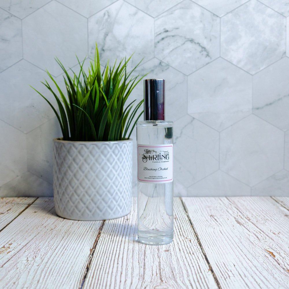 Blushing Orchid - Room Spray 100ml - mezetto Shopify Collective The Stirling Candle Company