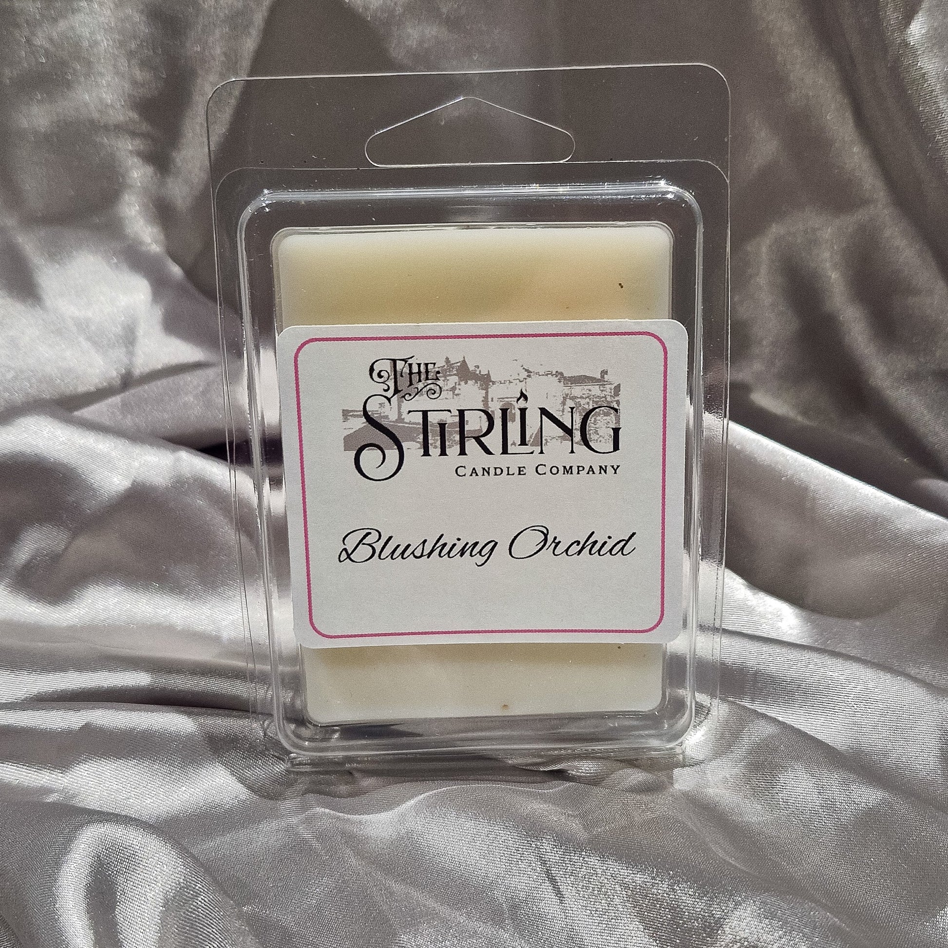 Blushing Orchid - Wax Melt Clamshell - mezetto Shopify Collective The Stirling Candle Company