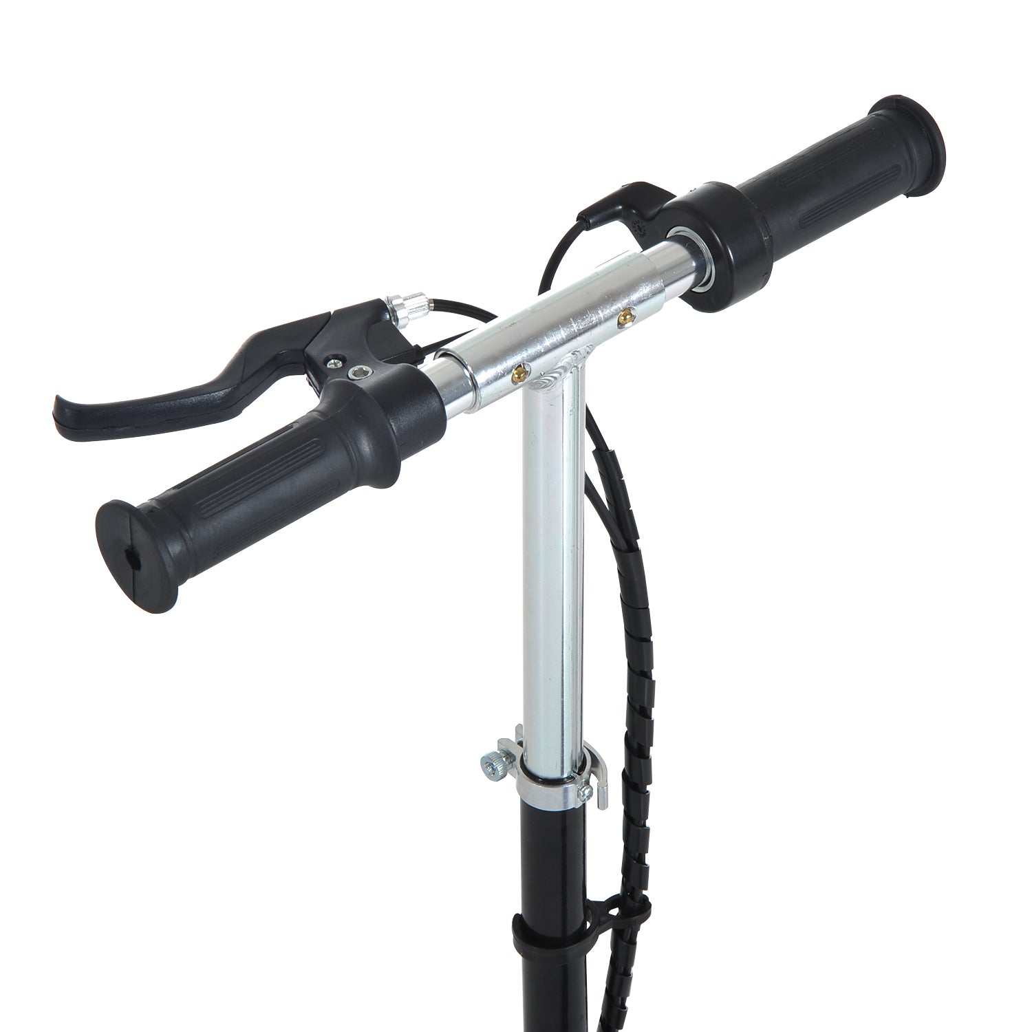 HOMCOM Outdoor Ride On Powered Scooter for kids Sporting Toy 120W Motor Bike 2 x 12V Battery in Black-6