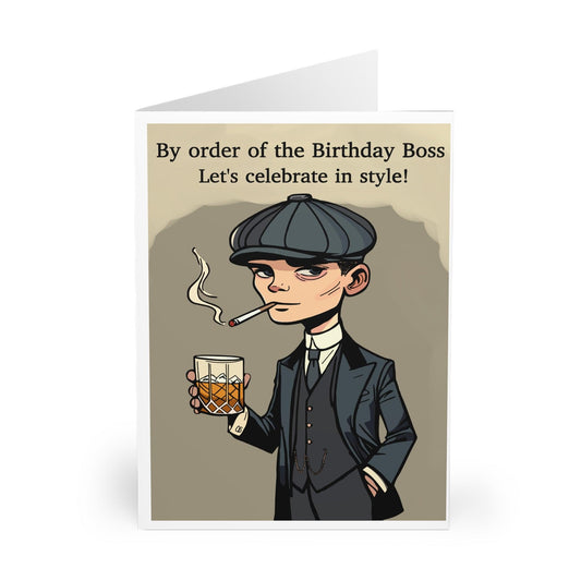 By Order of the Birthday Boss – Funny Card - mezetto KEOLIX KEOLIX