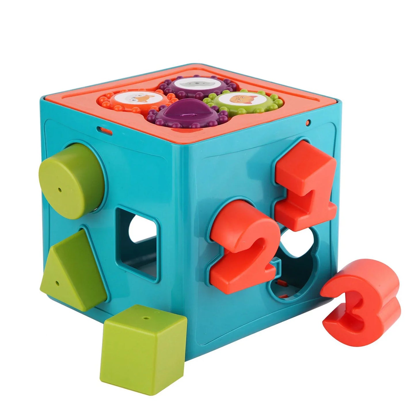 Let's Be Child Educational Shape Sorter & Activity Cube