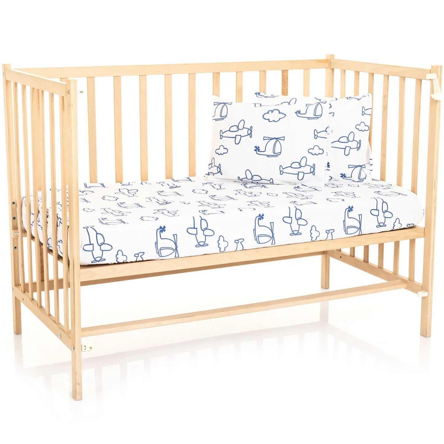 Little Dreams Baby Boy Crib Sheet - Blue