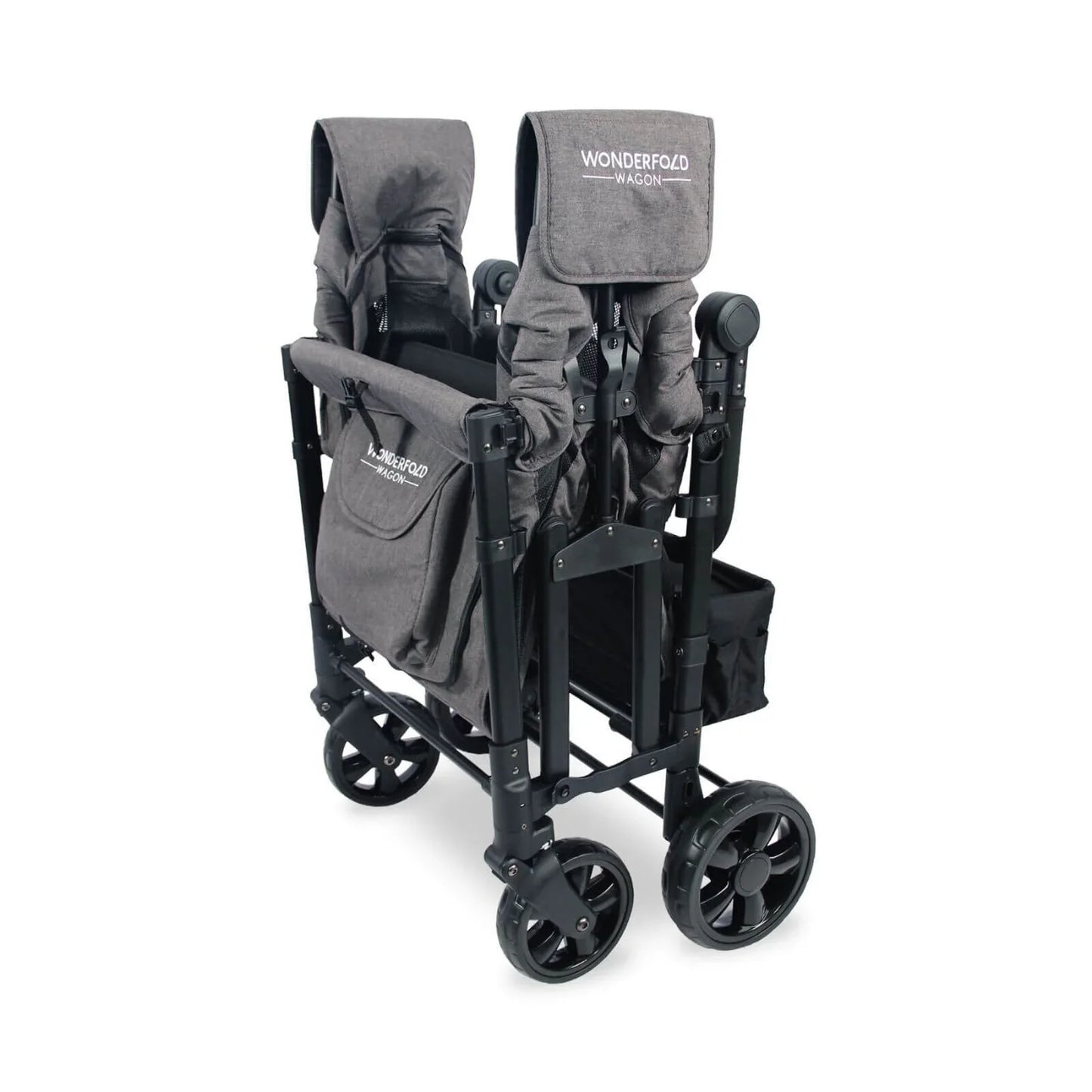 Wonderfold Wagon W4 Elite Quad Stroller Wagon - Charcoal Grey