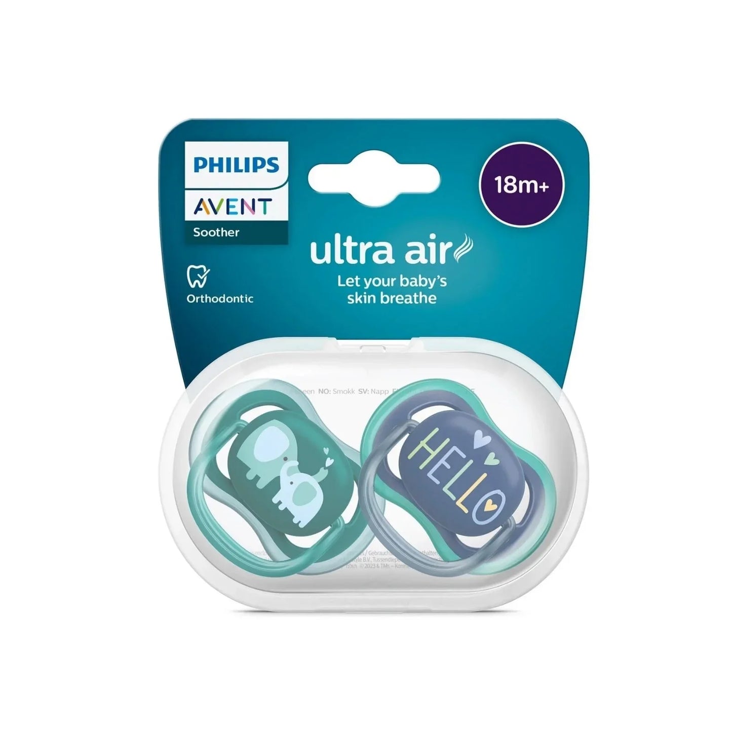 Philips Avent Ultra Air Soother 18+ months Pack of 2