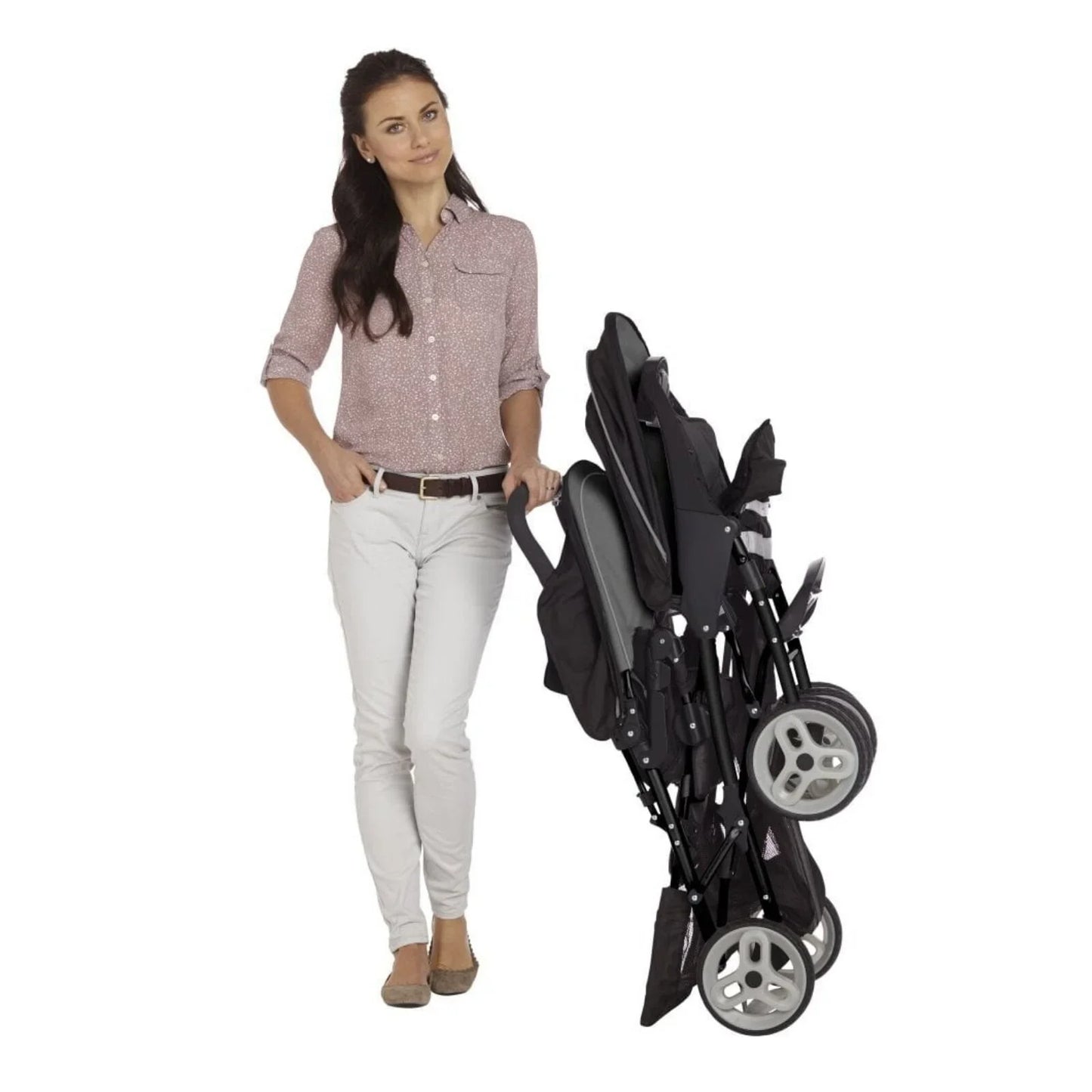 Graco Stadium Duo Tandem Stroller - Black/Grey