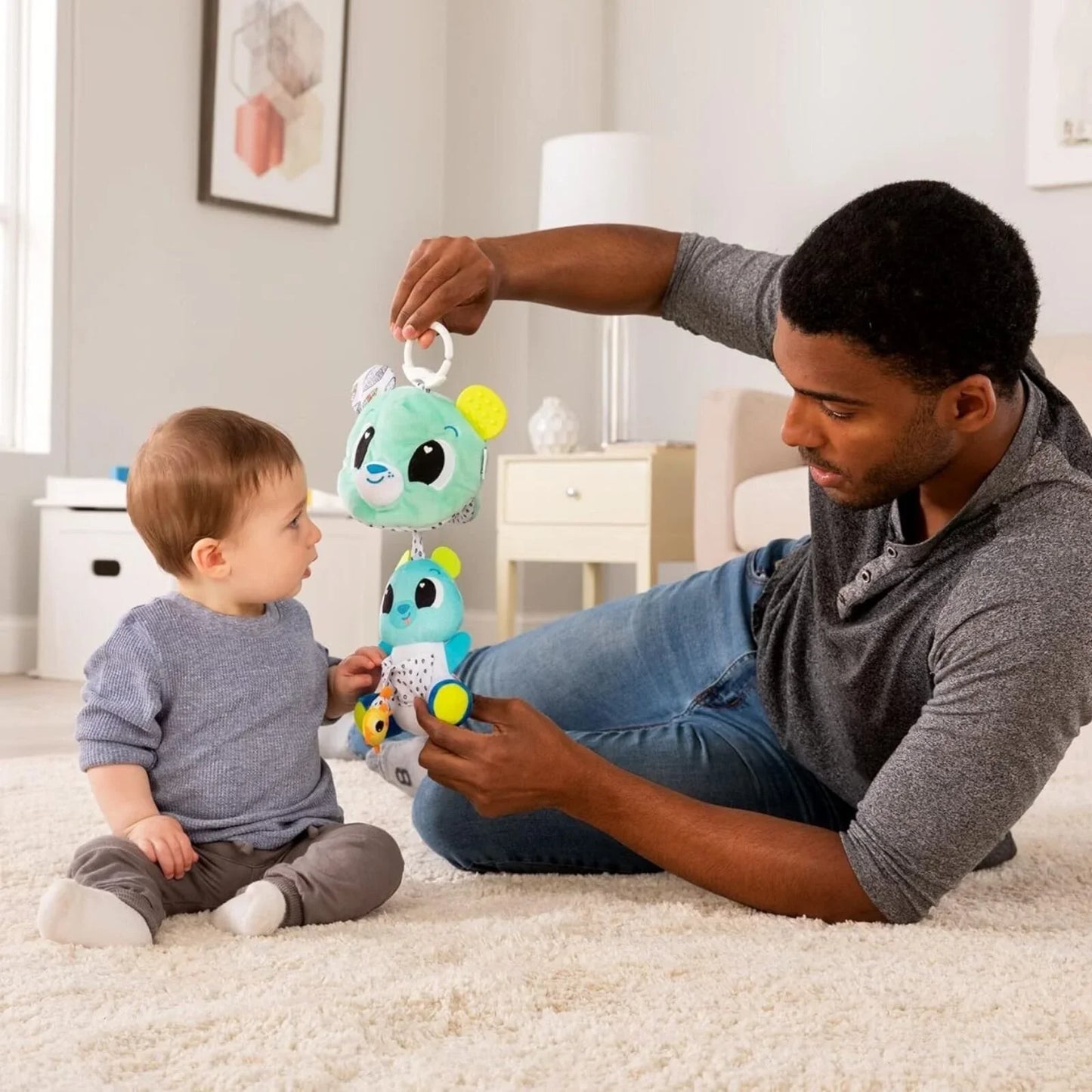 Lamaze 3-in-1 Surprise Clip & Go Bear Toy