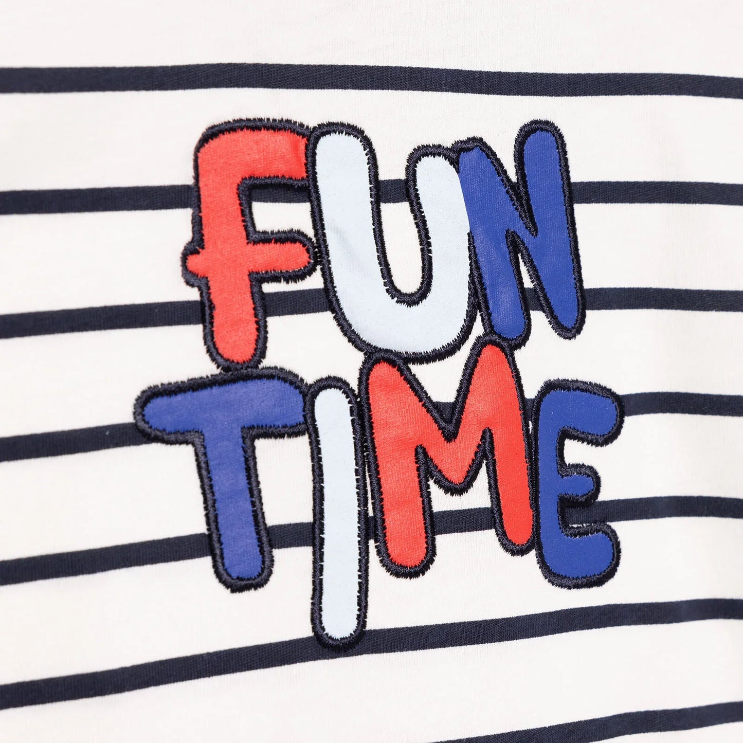 HelloBaby Motto Boy Boy Tshirt-Short - Ecru