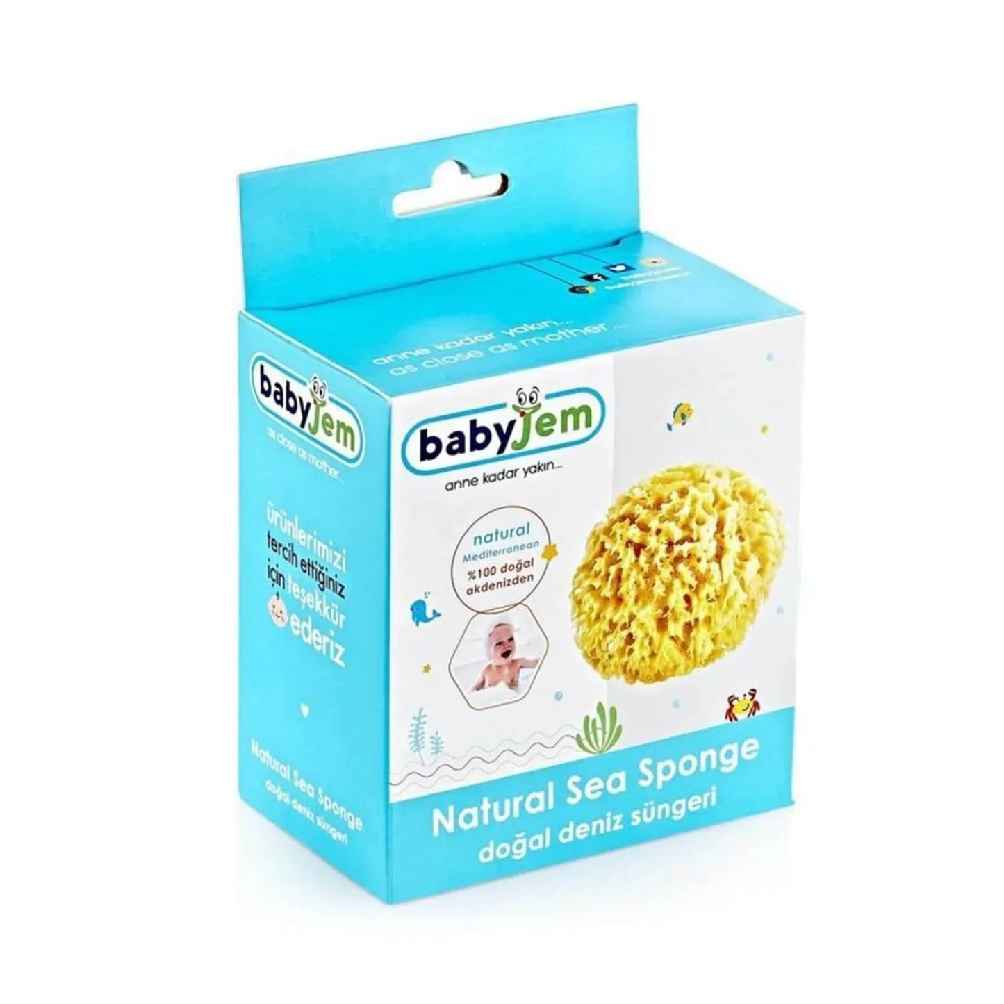 Babyjem Natural Sea Bath Sponge