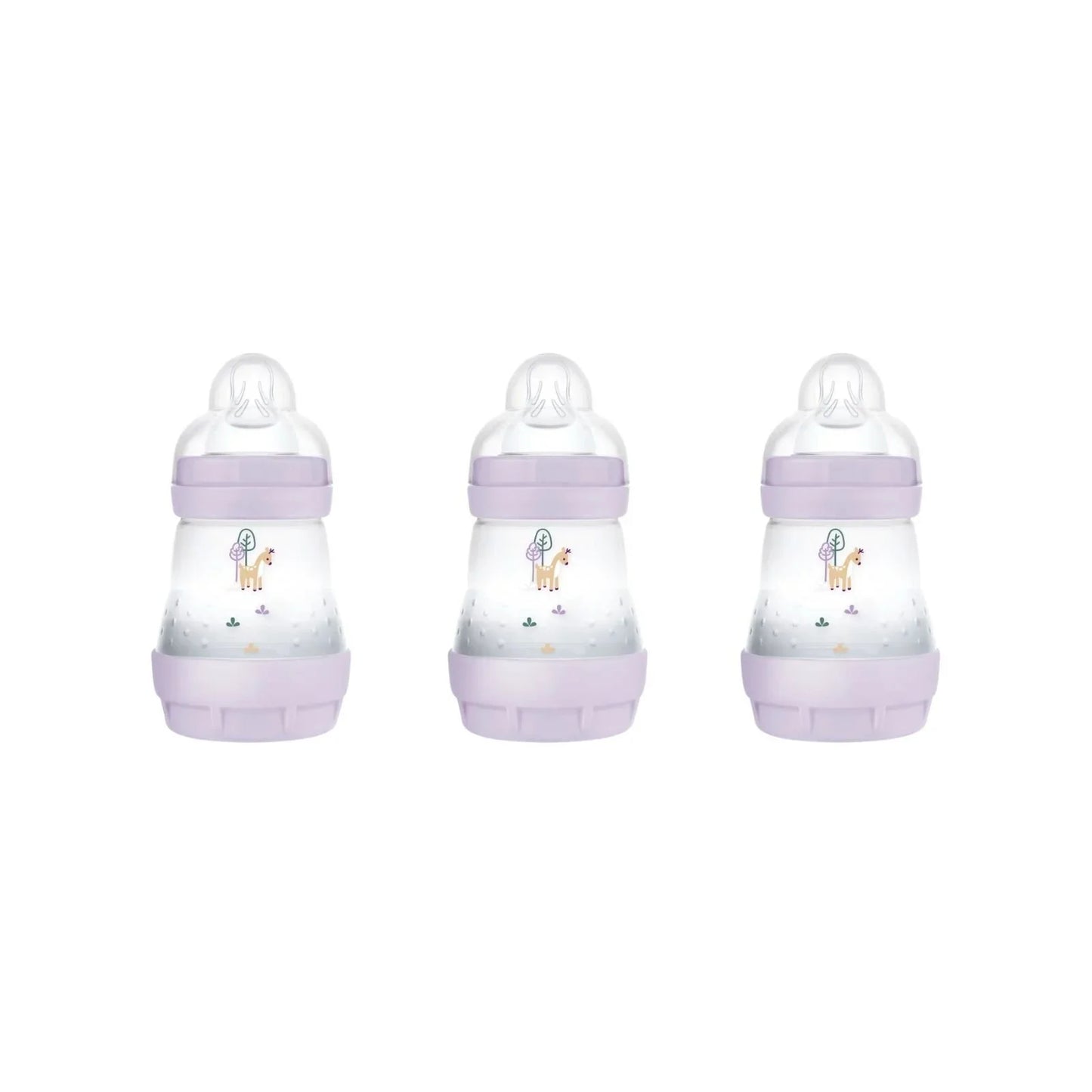 MAM Easy Start Anti-Colic Bottle 160ml Pack of 3 - Lilac