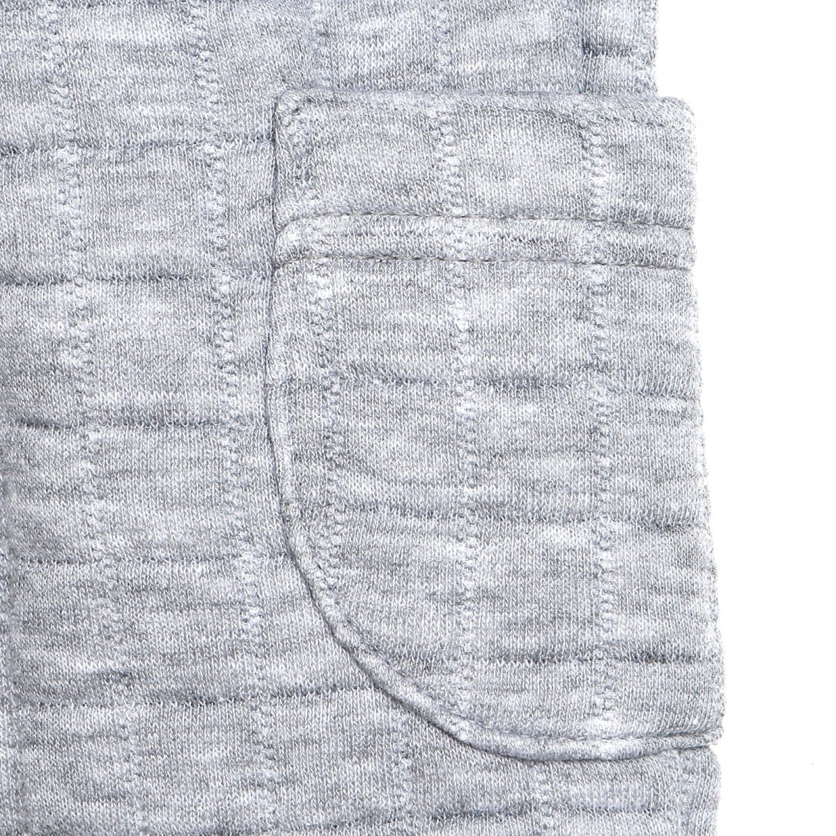 Tuffy Sweatshirt- Footless Bottom - Grey Melange