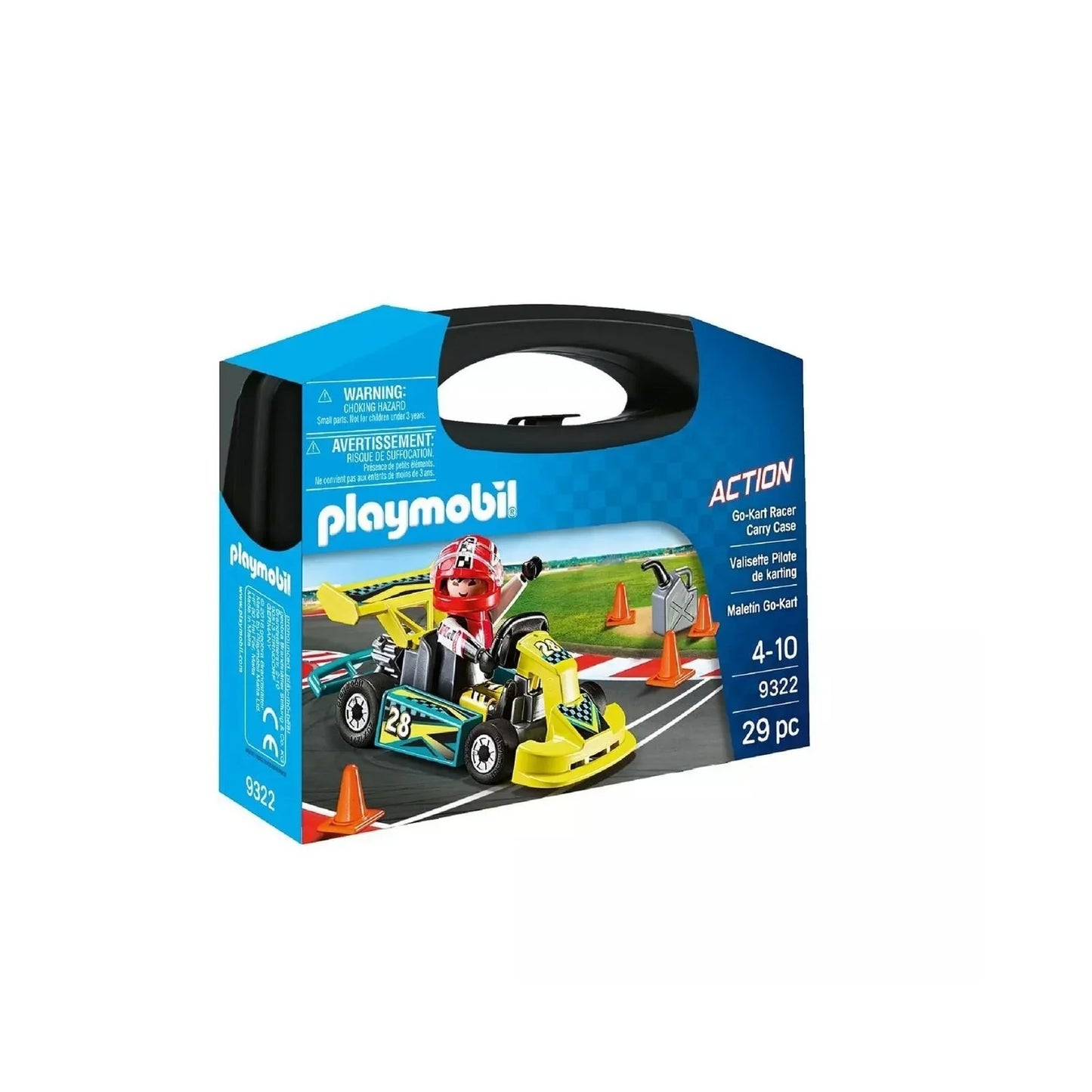 Playmobil Action Go-Kart Racer Small Carry Case 9322