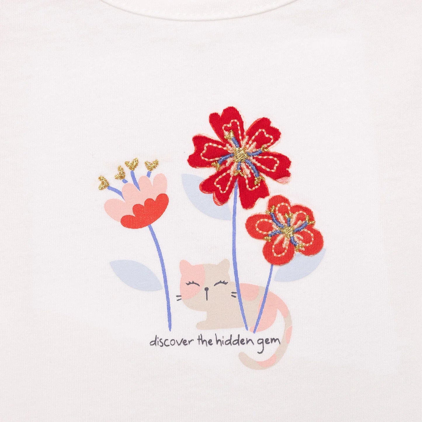 HelloBaby Spring Memories T-shirt - Ecru