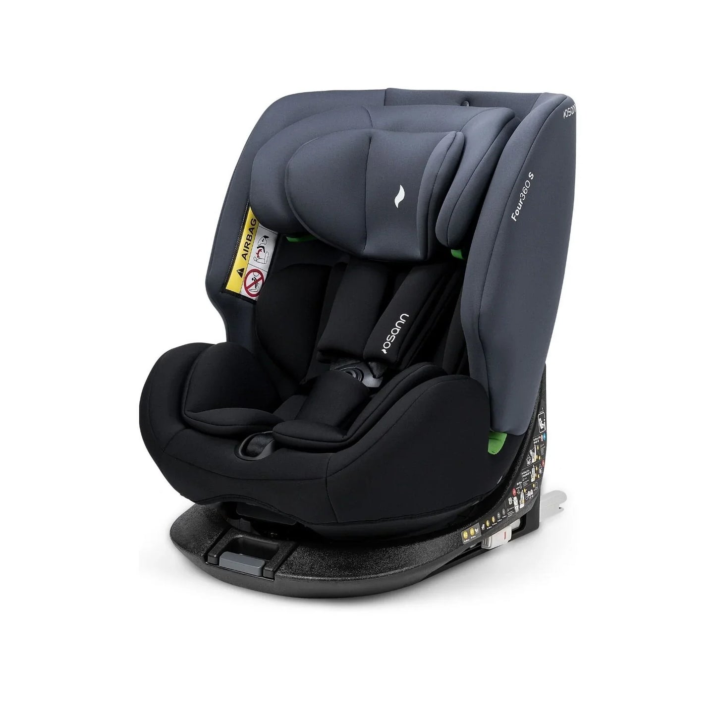 Osann Four360 0+/1/2/3 S ISOFIX Car Seat - Black Grey